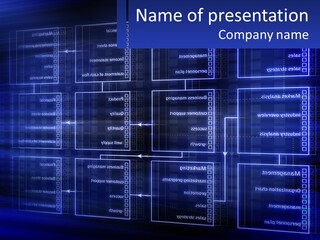 A Blue Business Powerpoint Presentation PowerPoint Template
