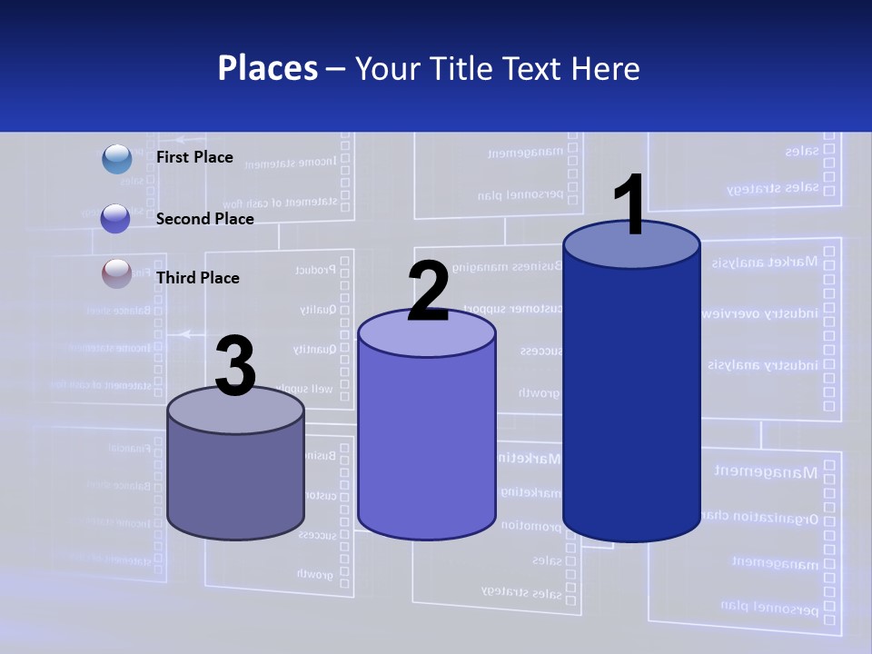 A Blue Business Powerpoint Presentation PowerPoint Template