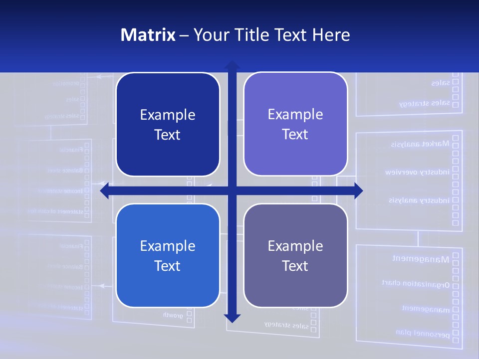 A Blue Business Powerpoint Presentation PowerPoint Template
