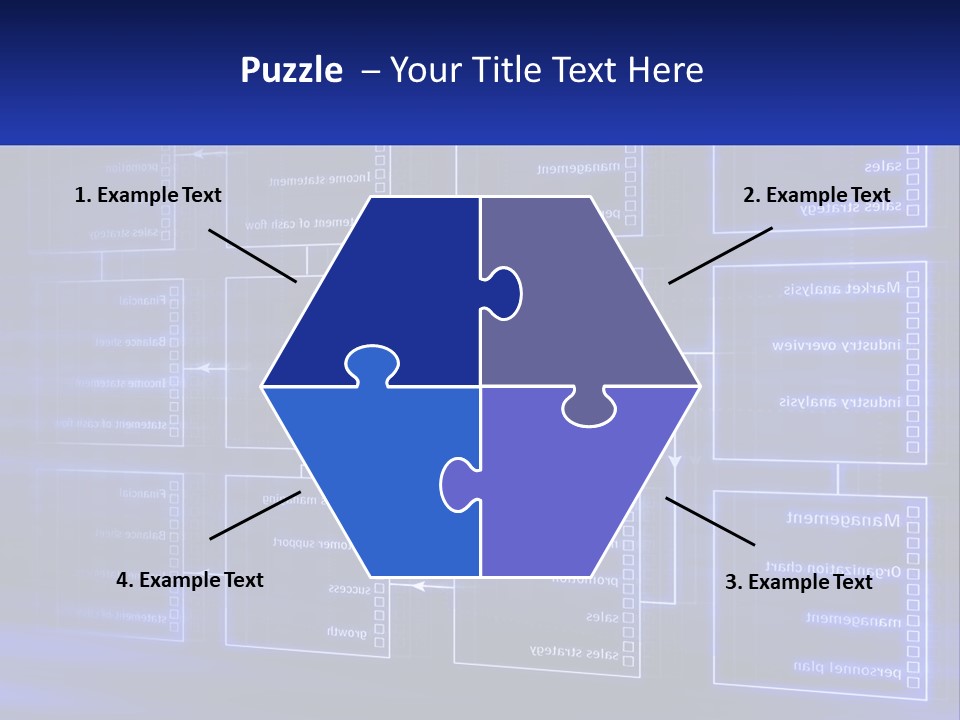 A Blue Business Powerpoint Presentation PowerPoint Template