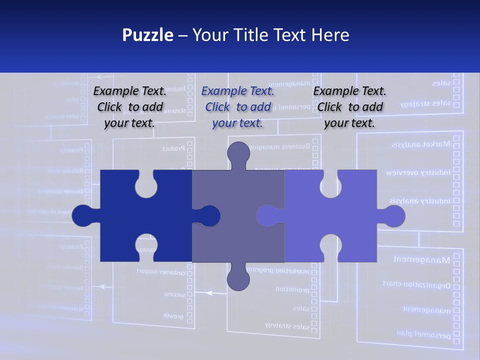 A Blue Business Powerpoint Presentation PowerPoint Template