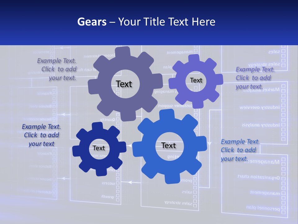 A Blue Business Powerpoint Presentation PowerPoint Template