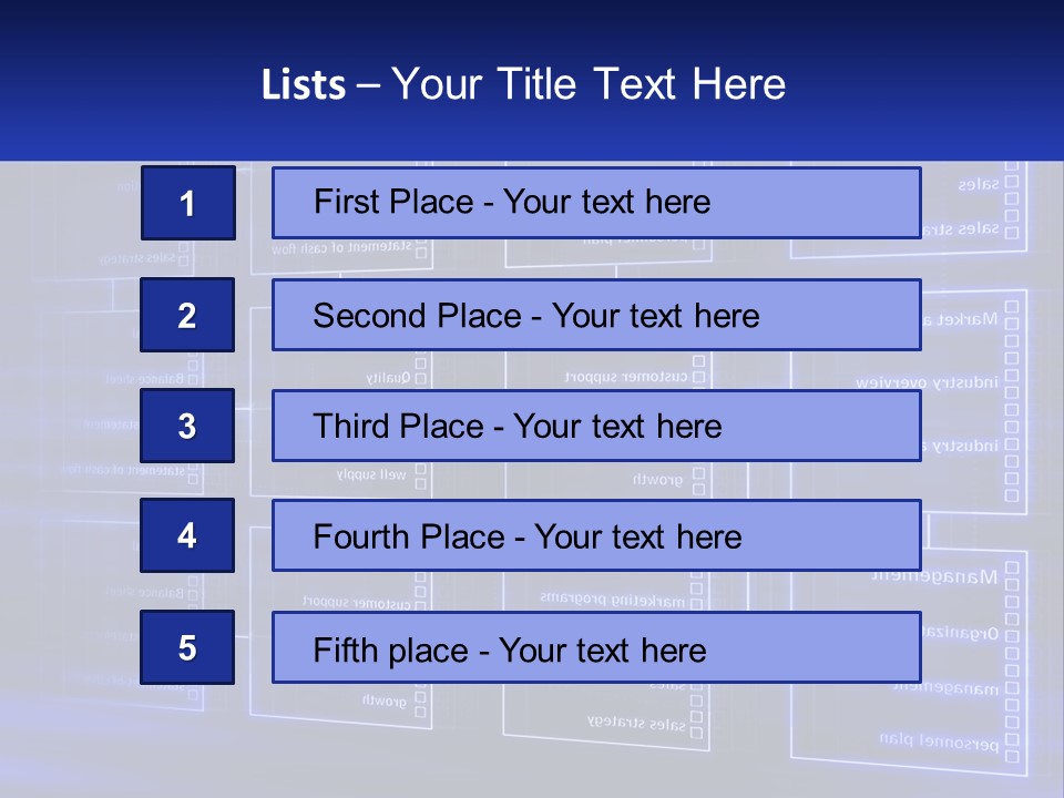 A Blue Business Powerpoint Presentation PowerPoint Template