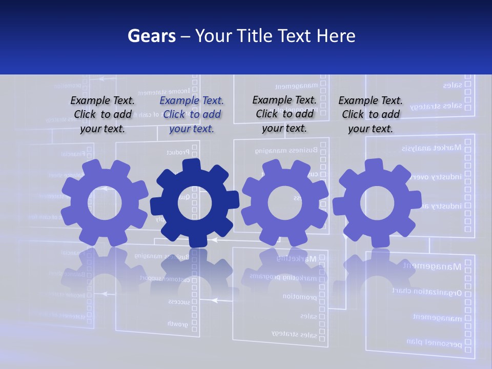 A Blue Business Powerpoint Presentation PowerPoint Template