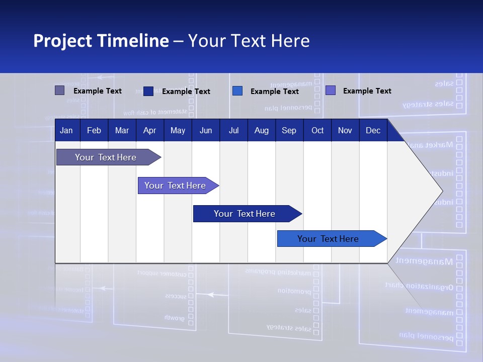 A Blue Business Powerpoint Presentation PowerPoint Template