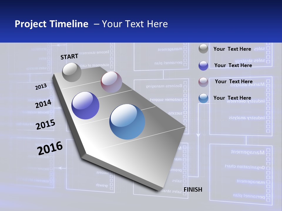 A Blue Business Powerpoint Presentation PowerPoint Template