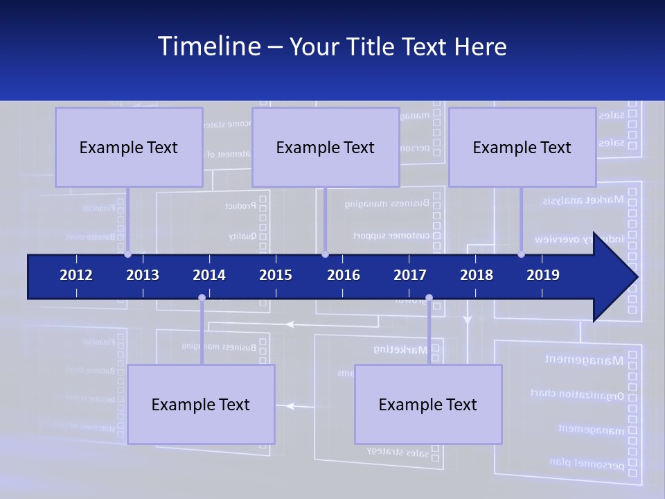 A Blue Business Powerpoint Presentation PowerPoint Template