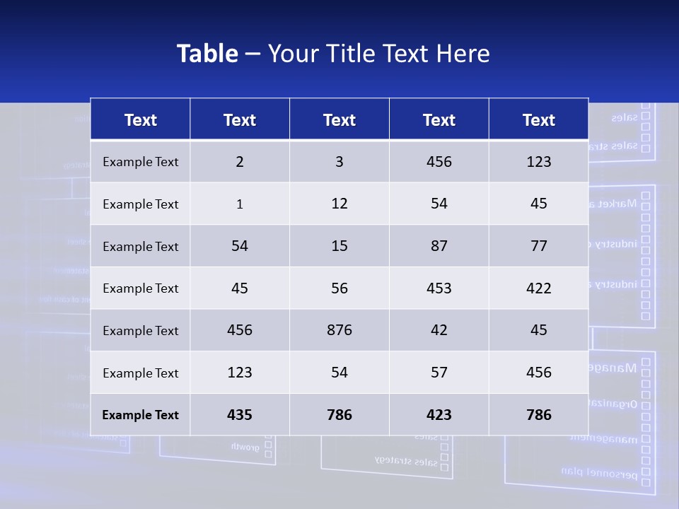 A Blue Business Powerpoint Presentation PowerPoint Template