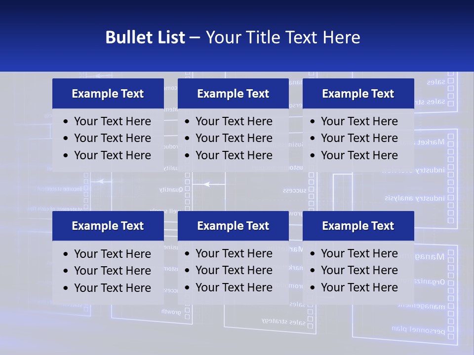 A Blue Business Powerpoint Presentation PowerPoint Template