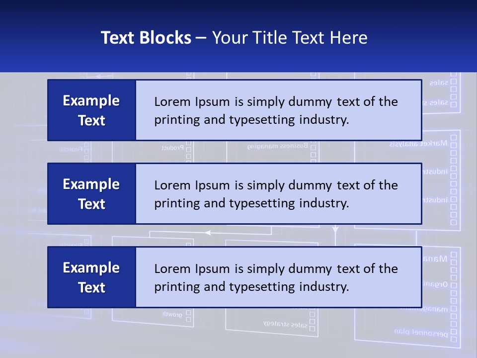 A Blue Business Powerpoint Presentation PowerPoint Template
