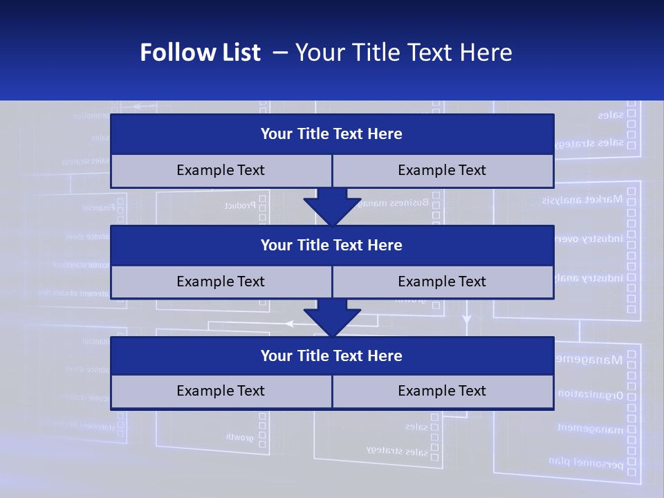 A Blue Business Powerpoint Presentation PowerPoint Template