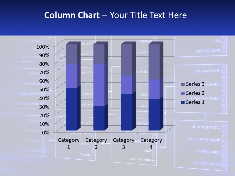 A Blue Business Powerpoint Presentation PowerPoint Template