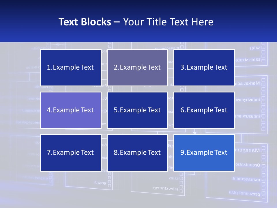 A Blue Business Powerpoint Presentation PowerPoint Template