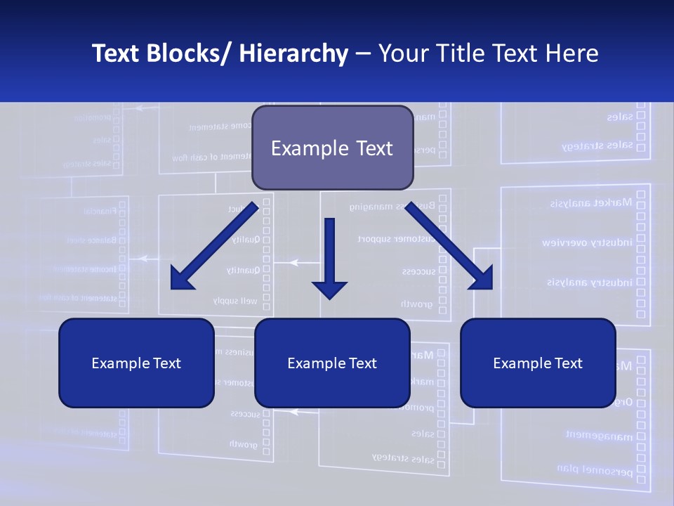 A Blue Business Powerpoint Presentation PowerPoint Template