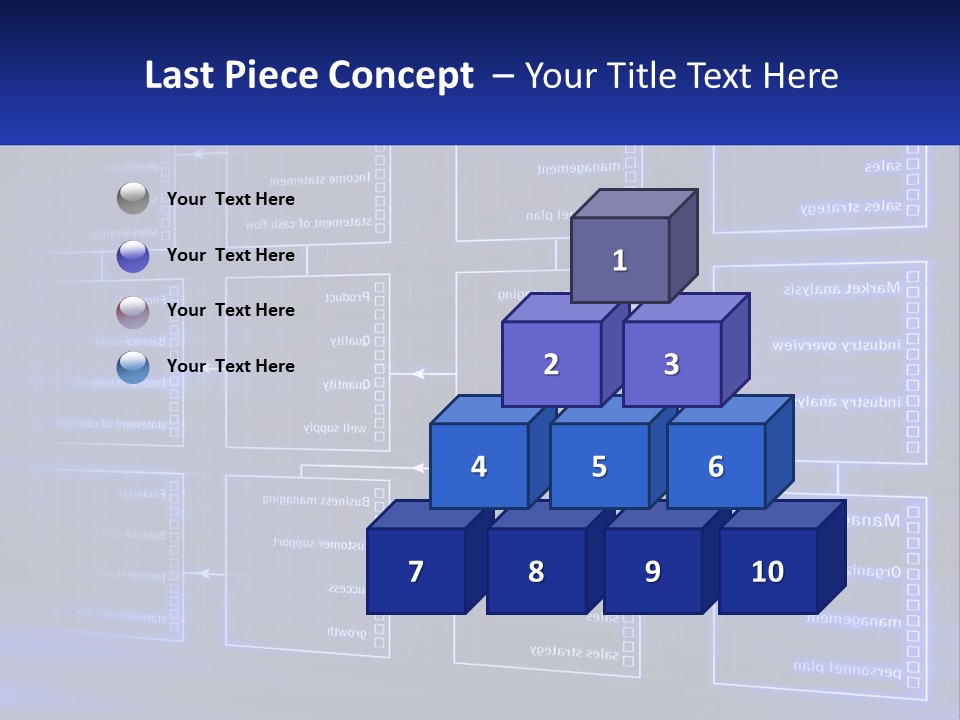 A Blue Business Powerpoint Presentation PowerPoint Template