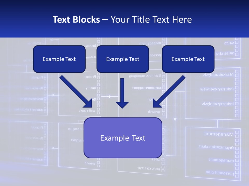 A Blue Business Powerpoint Presentation PowerPoint Template