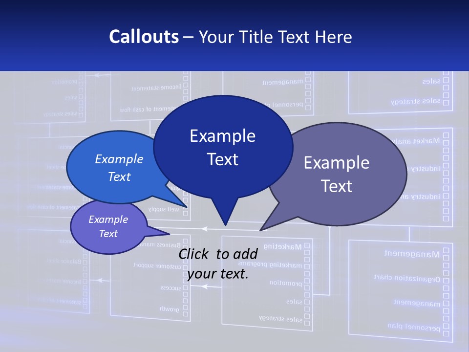 A Blue Business Powerpoint Presentation PowerPoint Template