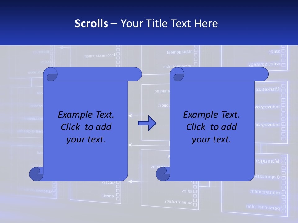 A Blue Business Powerpoint Presentation PowerPoint Template