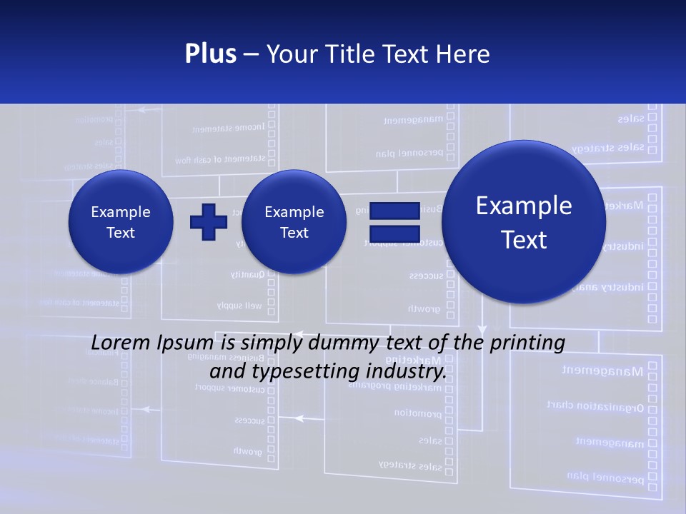 A Blue Business Powerpoint Presentation PowerPoint Template