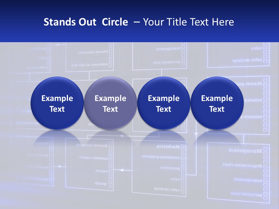 A Blue Business Powerpoint Presentation PowerPoint Template