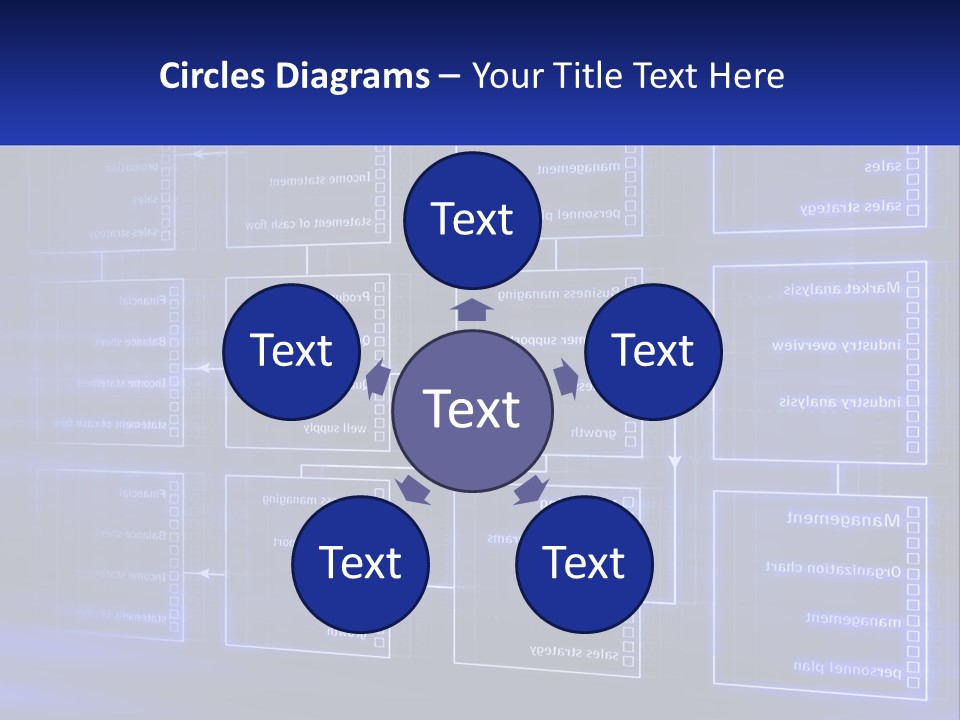 A Blue Business Powerpoint Presentation PowerPoint Template