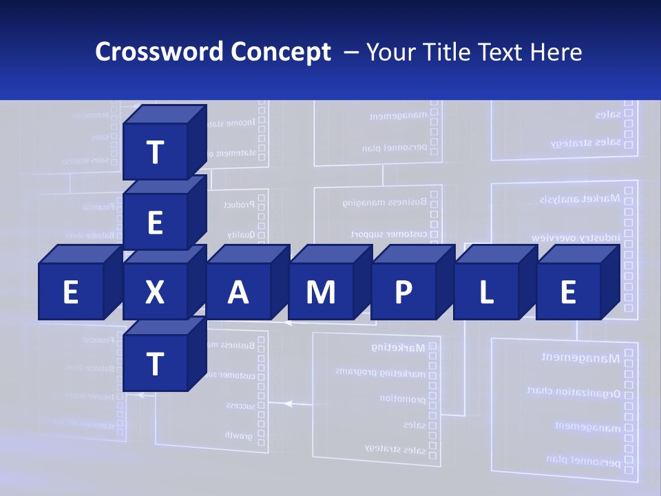 A Blue Business Powerpoint Presentation PowerPoint Template