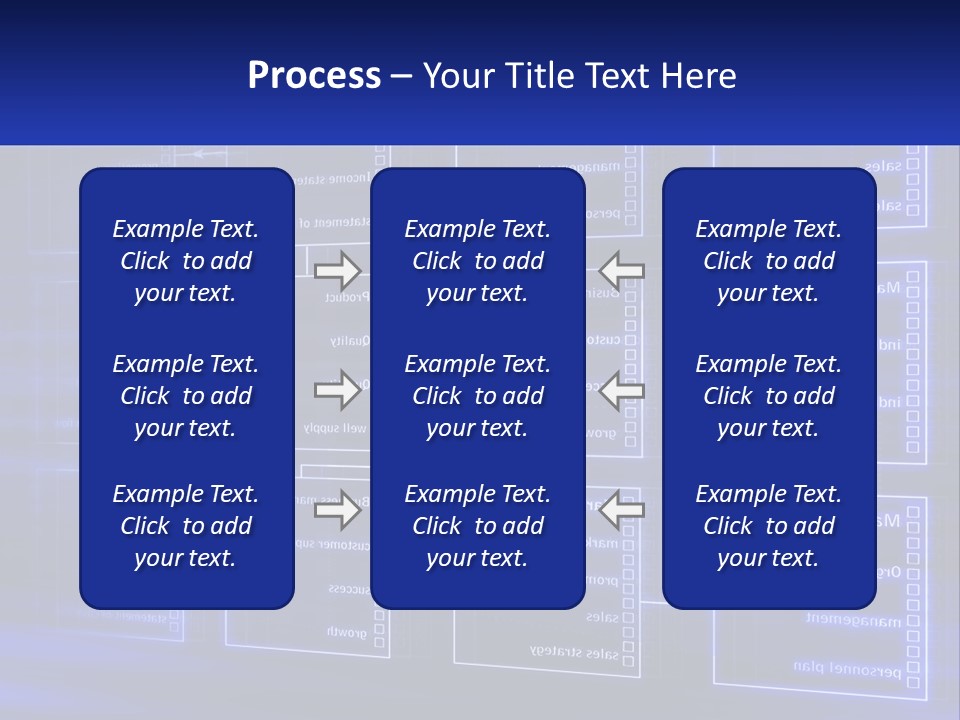 A Blue Business Powerpoint Presentation PowerPoint Template