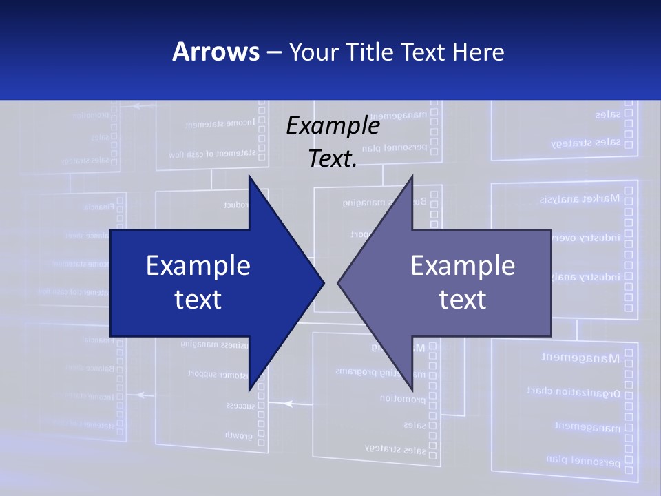 A Blue Business Powerpoint Presentation PowerPoint Template