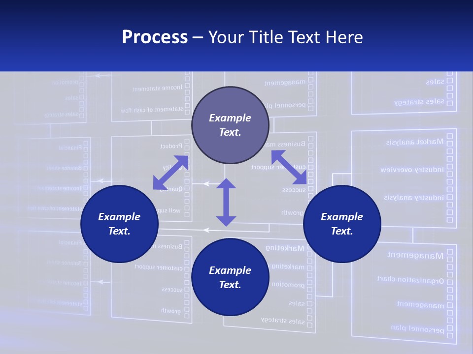A Blue Business Powerpoint Presentation PowerPoint Template
