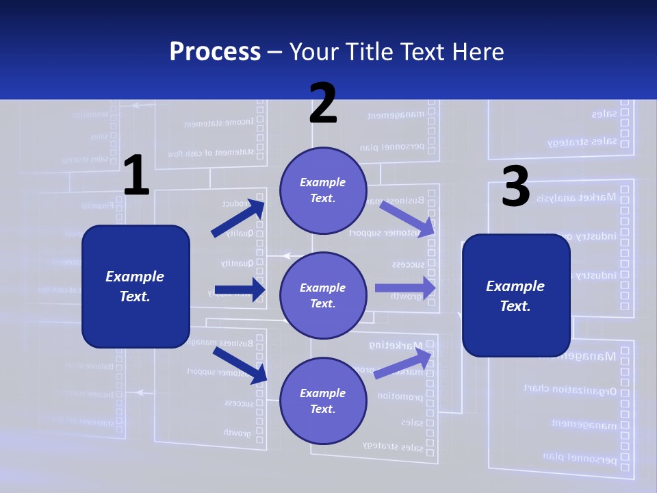 A Blue Business Powerpoint Presentation PowerPoint Template