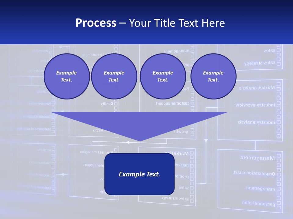 A Blue Business Powerpoint Presentation PowerPoint Template