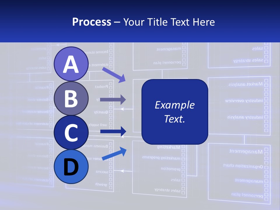 A Blue Business Powerpoint Presentation PowerPoint Template