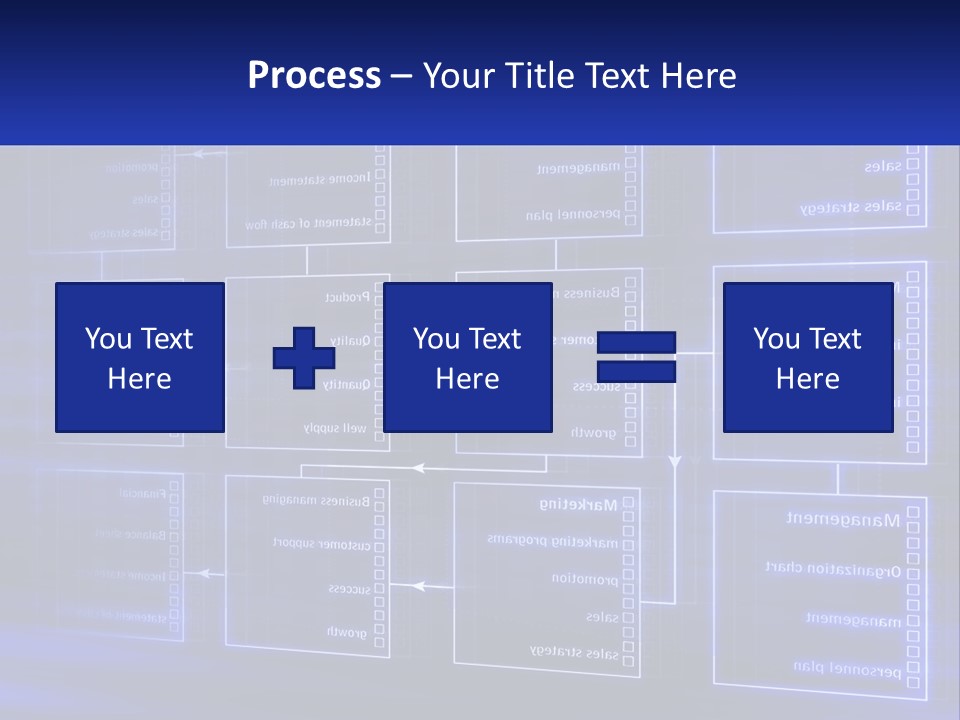 A Blue Business Powerpoint Presentation PowerPoint Template