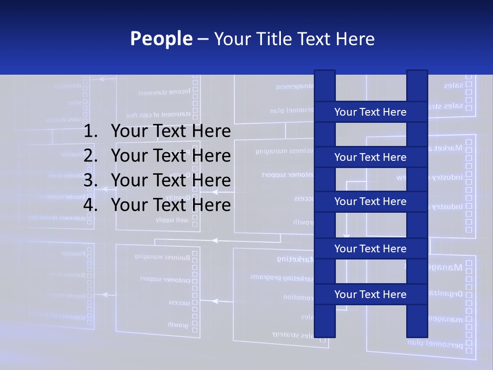 A Blue Business Powerpoint Presentation PowerPoint Template