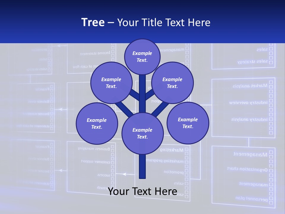 A Blue Business Powerpoint Presentation PowerPoint Template
