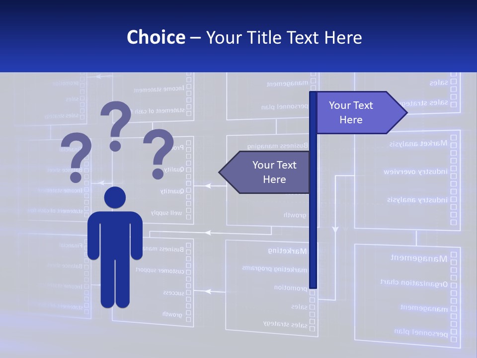 A Blue Business Powerpoint Presentation PowerPoint Template