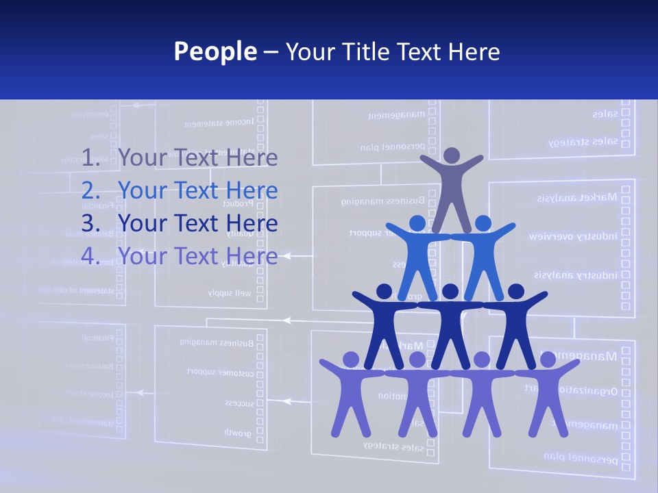 A Blue Business Powerpoint Presentation PowerPoint Template