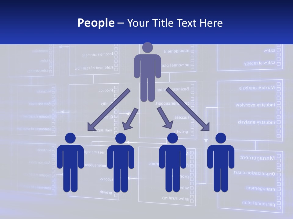 A Blue Business Powerpoint Presentation PowerPoint Template