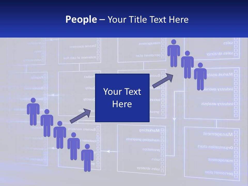 A Blue Business Powerpoint Presentation PowerPoint Template