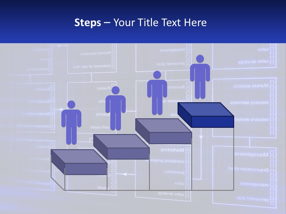 A Blue Business Powerpoint Presentation PowerPoint Template