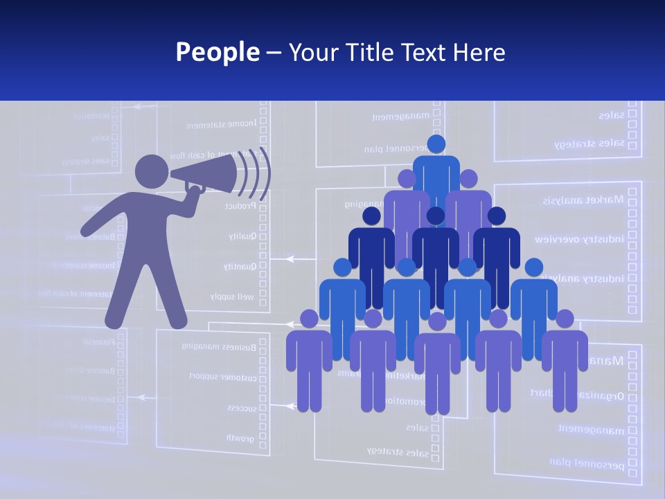 A Blue Business Powerpoint Presentation PowerPoint Template