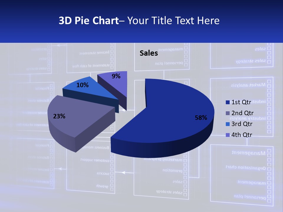 A Blue Business Powerpoint Presentation PowerPoint Template