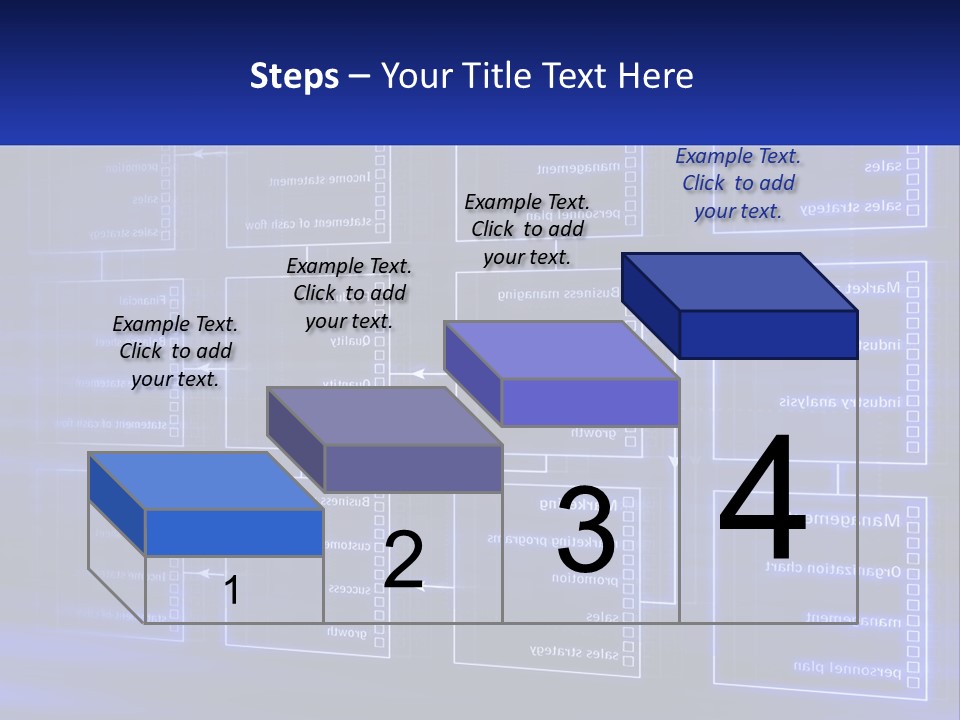 A Blue Business Powerpoint Presentation PowerPoint Template