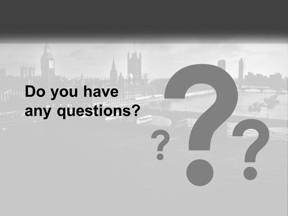 A Black And White Photo Of A Bridge Over A River PowerPoint Template