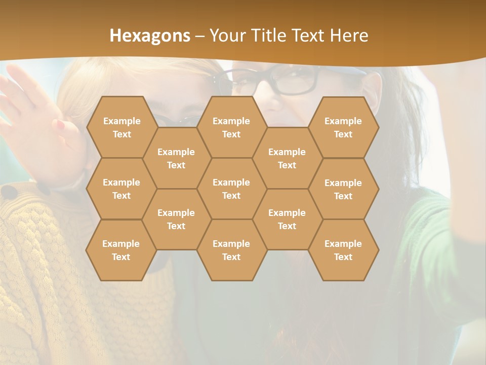 A Man And Woman Sitting At A Table With A Cup Of Coffee PowerPoint Template