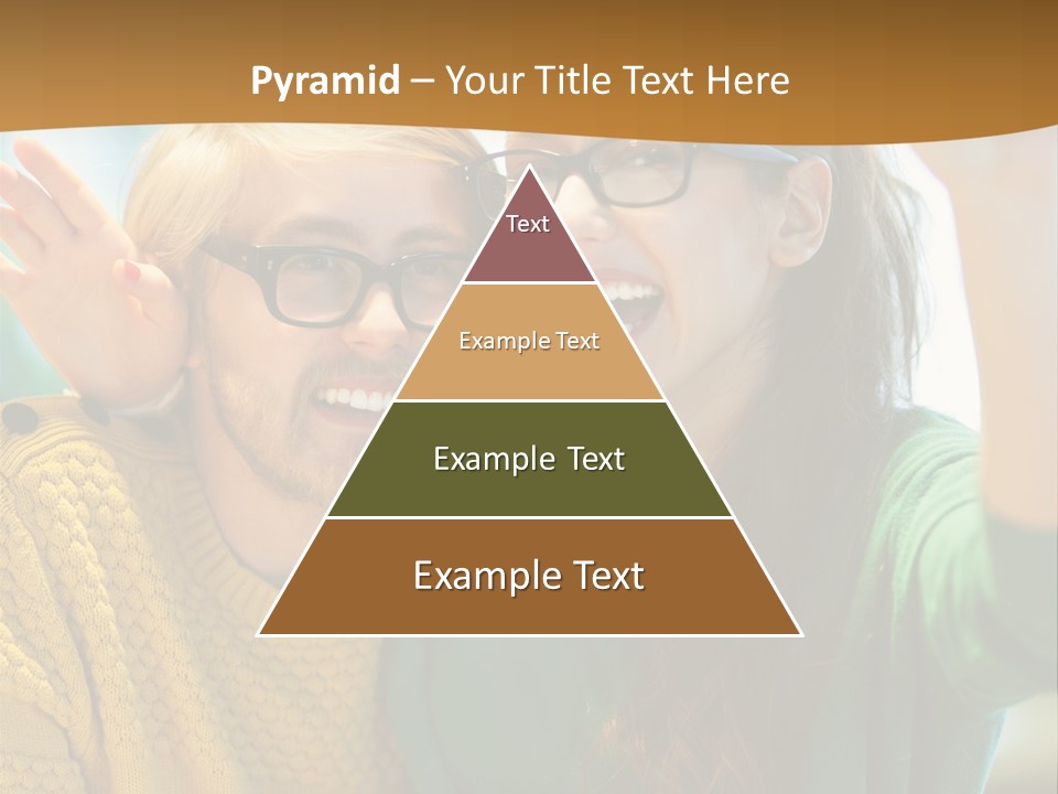 A Man And Woman Sitting At A Table With A Cup Of Coffee PowerPoint Template