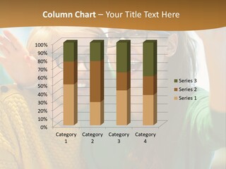 A Man And Woman Sitting At A Table With A Cup Of Coffee PowerPoint Template