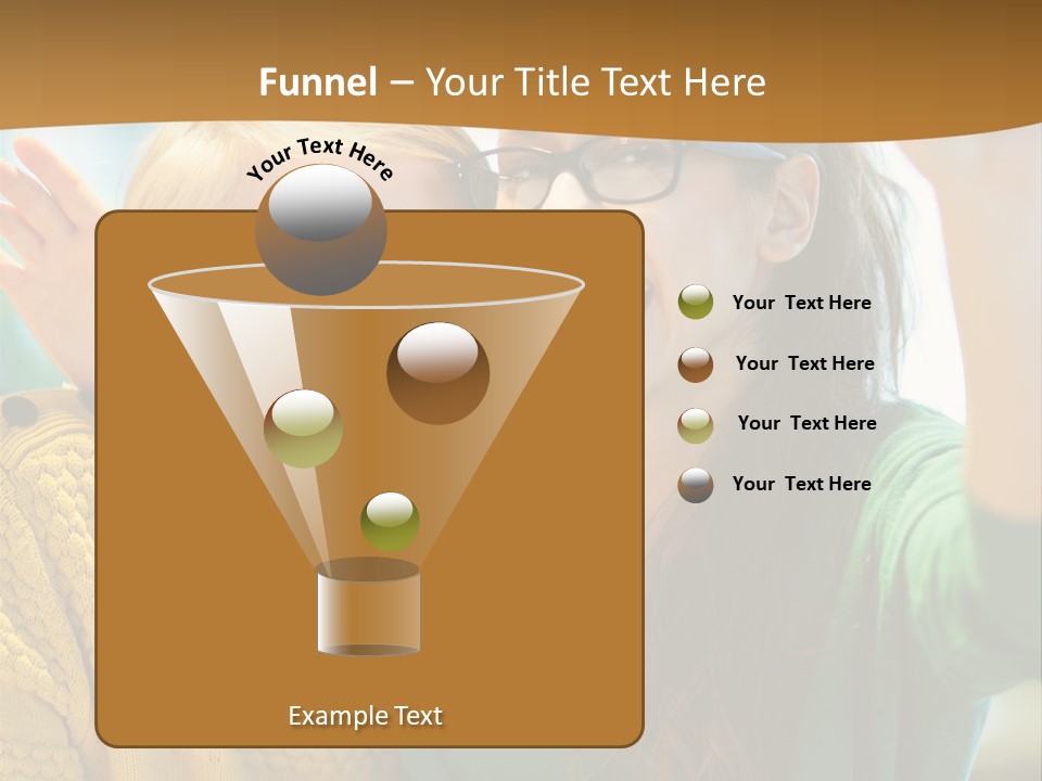 A Man And Woman Sitting At A Table With A Cup Of Coffee PowerPoint Template