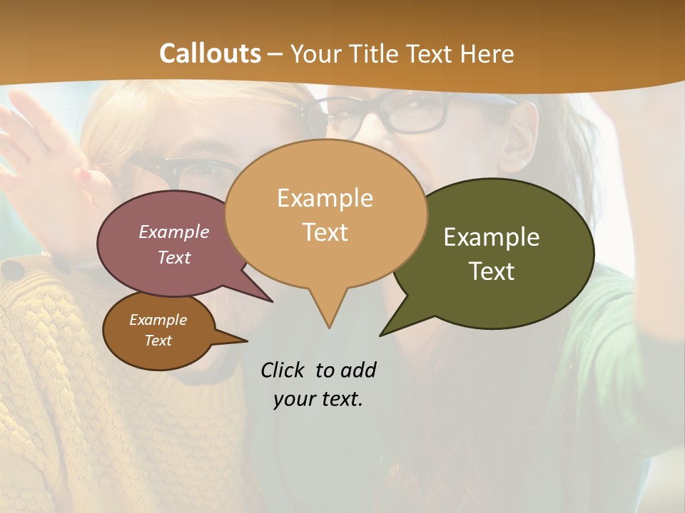 A Man And Woman Sitting At A Table With A Cup Of Coffee PowerPoint Template