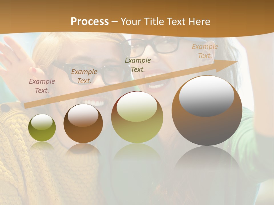 A Man And Woman Sitting At A Table With A Cup Of Coffee PowerPoint Template